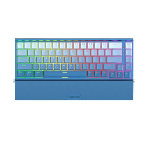 REDRAGON Shaco 68Key Grey|White KeyCap RGB Red Switch Gaming Mechanical Keyboard – White|Grey