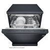 LG Matte Black QuadWash™ Steam Dishwasher