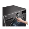LG 21KG Black Steel Front Load Washing Machine