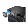 LG 21KG Black Steel Front Load Washing Machine
