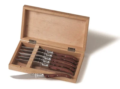 Sola Steak Knife Set – Silver – 6pc
