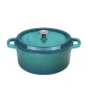 Sola 24cm Petrol Cast Iron Casserole