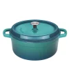 Sola 28cm Petrol Cast Iron Casserole
