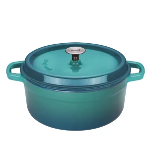 Sola 28cm Petrol Cast Iron Casserole