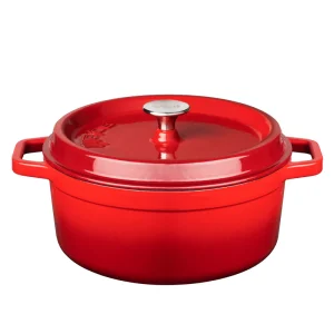 Sola 28cm Red Cast Iron Casserole