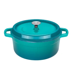 Sola 20cm Petrol Cast Iron Casserole