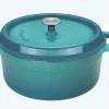 Sola 24cm Petrol Cast Iron Casserole
