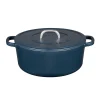 Sola 24cm Matt Blue Cast Iron Casserole