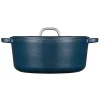 Sola 24cm Matt Blue Cast Iron Casserole