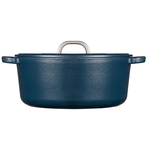 Sola 24cm Matt Blue Cast Iron Casserole