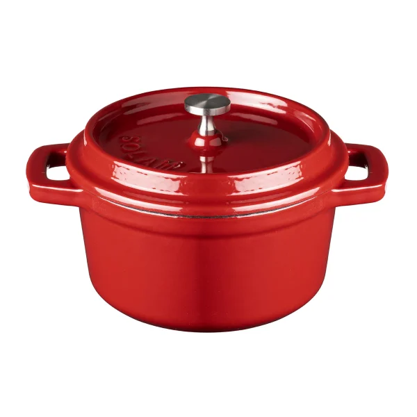 Sola 12cm Red Cast Iron Casserole