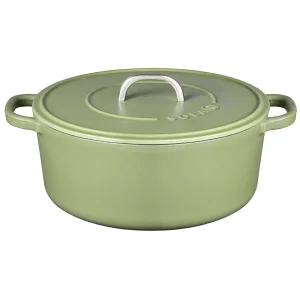 Sola 24cm Matt Green Cast Iron Casserole