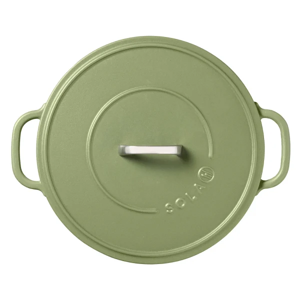 Sola 24cm Matt Green Cast Iron Casserole