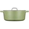 Sola 24cm Matt Green Cast Iron Casserole