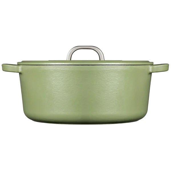 Sola 24cm Matt Green Cast Iron Casserole