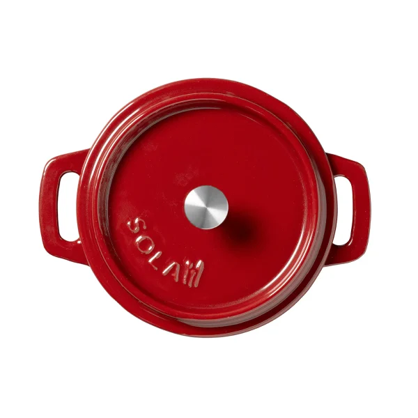 Sola 12cm Red Cast Iron Casserole