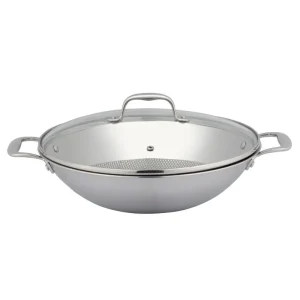 Sola Wok with Lid 32cm