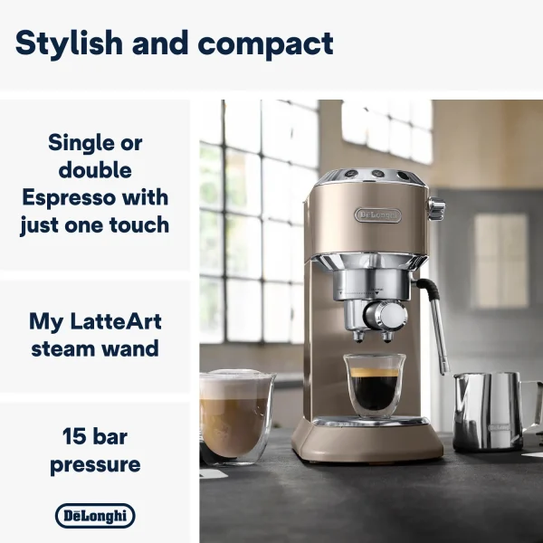 Delonghi - Dedica Arte Pump Espresso Coffee Machine