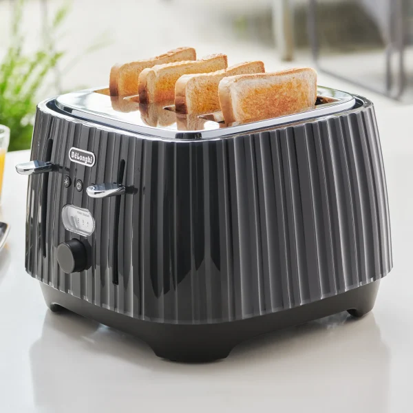 Ballerina 4 Slice Toaster - Furnace Black