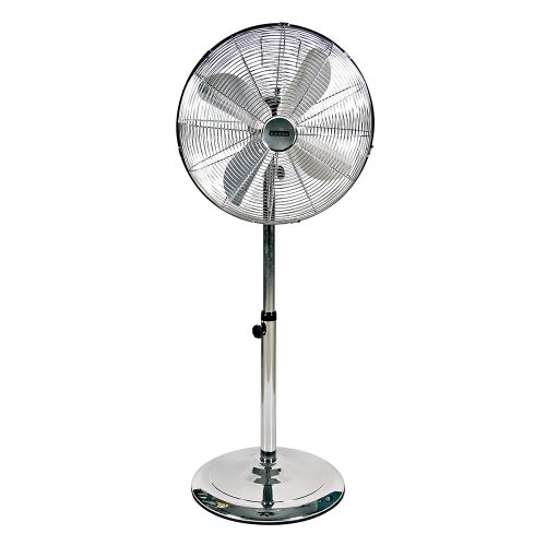 Eurolux Standing fan 16' satin chrome