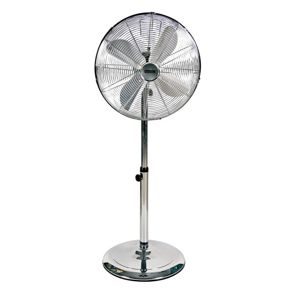 Eurolux Standing fan 16' satin chrome