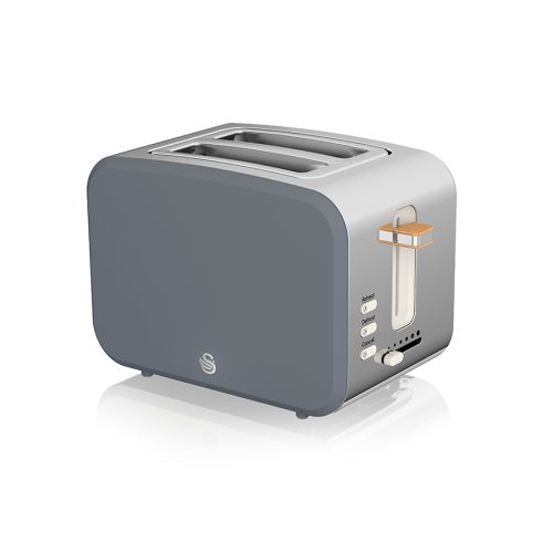 NORDIC-2-SLICE-TOASTER-ANGLE Nordic 2 Slice Stainless Steel Toaster
