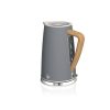 NORDIC KETTLE ANGLED Nordic 1,7 Litre Polished Stainless Steel Cordless Kettle