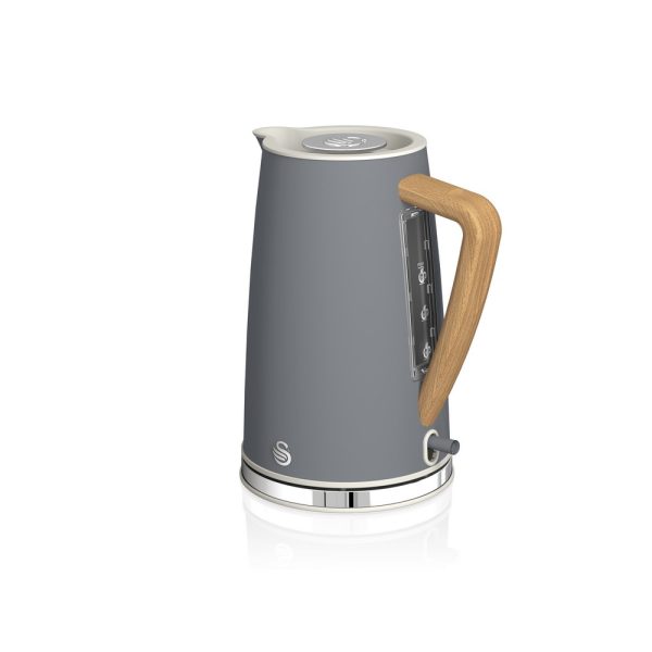 NORDIC KETTLE ANGLED Nordic 1,7 Litre Polished Stainless Steel Cordless Kettle