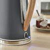 NORDIC KETTLE POWER SWITCH Nordic 1,7 Litre Polished Stainless Steel Cordless Kettle