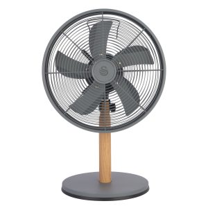 Swan Nordic Slate Grey 30cm Desk Fan