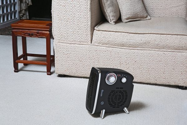 Swan Retro Black Fan Heater