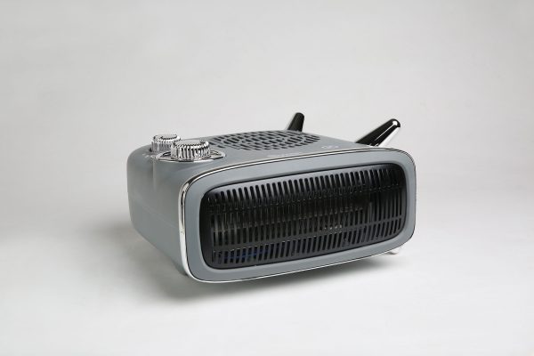 Swan Retro Grey Fan Heater