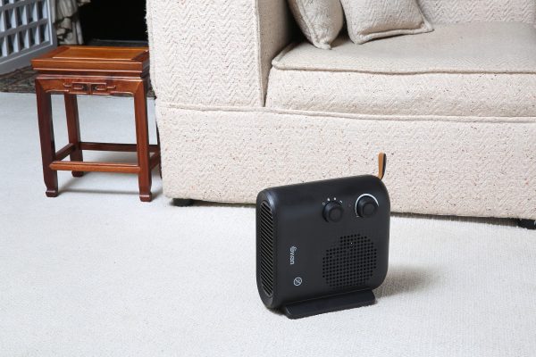 Swan Stealth Black Fan Heater