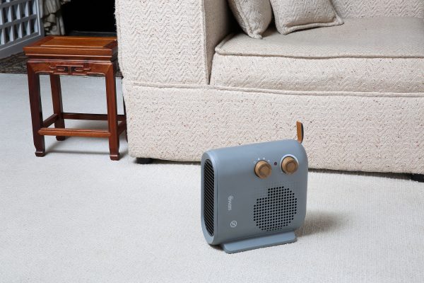 Swan Nordic Slate Grey Fan Heater