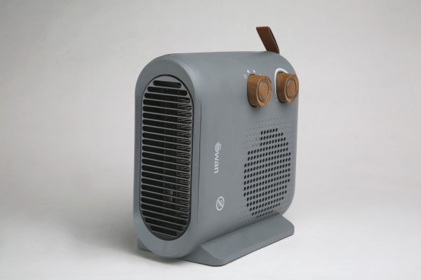 Swan Nordic Slate Grey Fan Heater