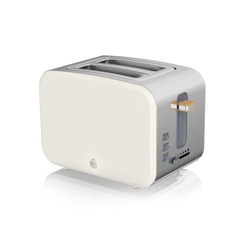 SNT2W-Nordic-White-Toaster Nordic White 2 Slice Stainless Steel Toaster