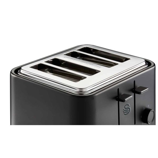 Swan Stealth Kettle and Toaster Breakfast Pack