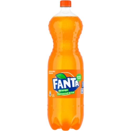 Fanta Orange Plastic Bottle 2L x 6