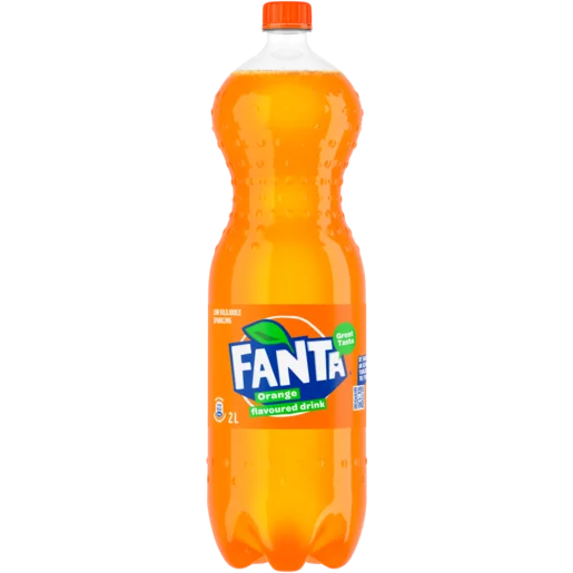 Fanta Orange Plastic Bottle 2L x 6
